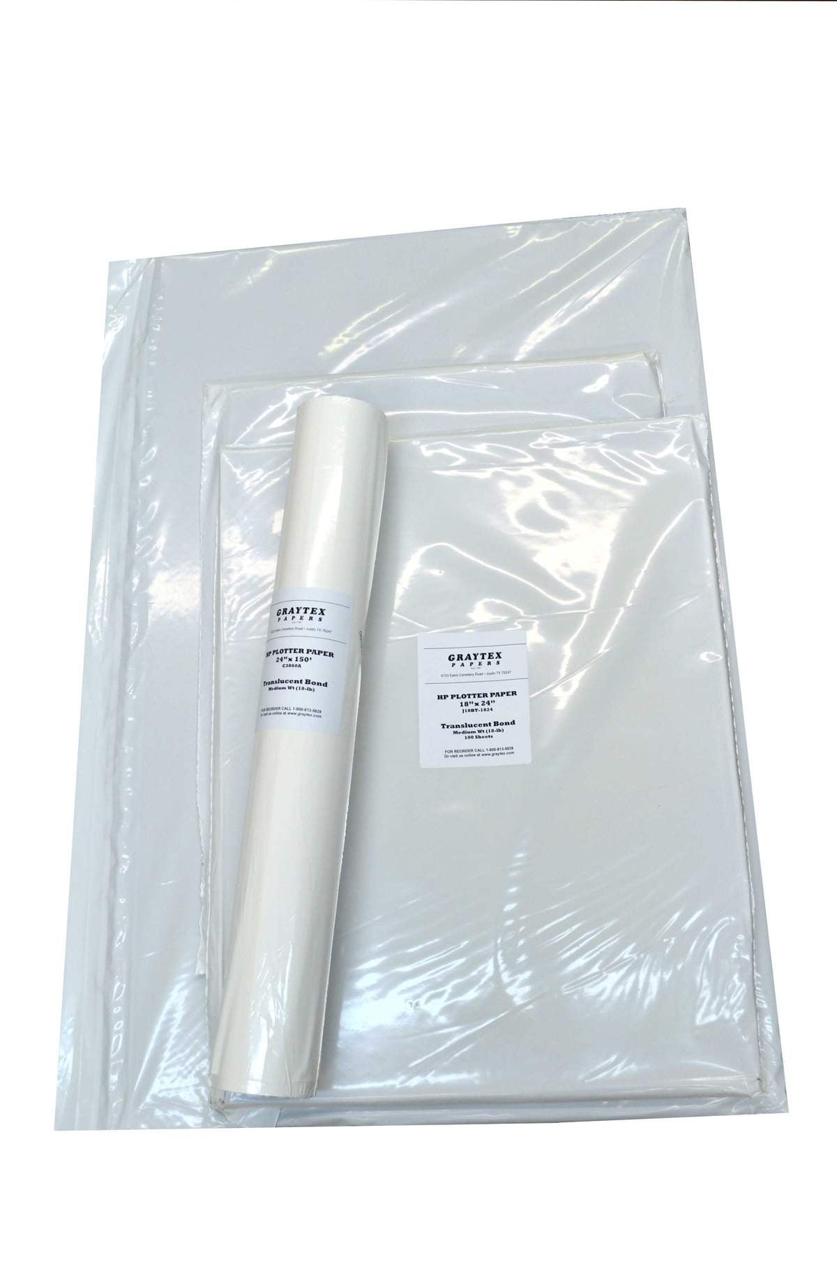 Translucent Inkjet Bond - 18lb – Graytex Papers LLC